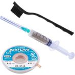 Goot Wick Anakart Tamir Seti Flux Lehim Toplama CP-2515 Lehim Sökme Teli 2,5mm Antistatik Fırça