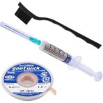 Goot Wick Anakart Tamir Seti Flux Lehim Toplama CP-3015 Lehim Sökme Teli 3mm Antistatik Fırça