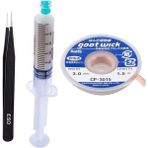 Goot Wick Flux Lehim Toplama CP-3015 Lehim Sökme Teli 3mm 1mt Cımbız