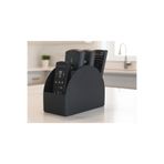 Goplast Premium Masa Düzenleyici 4 Gözlü Kumanda Organizer Standı Uzaktan Kumanda Düzenleyici TV Kumandalık Modern