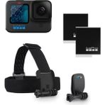 Gopro HERO11 Black Paketi – HERO11 Black Kamera, Kafa Bandı + Quickclip ve Enduro Pil Dahil (Toplamda 2 Adet)