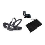 GoPro Uyumlu Göğüs Bandı Bez Çanta J Hook Aksesuar Seti