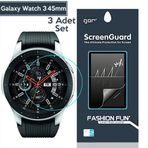 Gor Sm Galaxy Watch 3 45Mm Darbe Emici Ekran Koruyucu 3 Adet Set-(5775)
