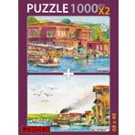 Gordion Çengelköy Kuzguncuk Sahili 2x1000 Parça Puzzle