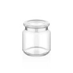 Gordion M06306-ab Kavanoz 10x10 Cm Dalıa Platin
