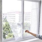 Gördur 100*150 cm Hazır Pencere Sinekliği GÖRDUR(6ADET)4 mt Bant Hediye Tak Çıkar Tül Kesilebilir Cırt Bantlı