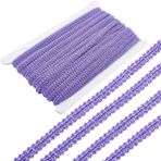 GORGECRAFT 25 m x 7 mm Dekoratif Gimp Örgü Polyester Kırkayak Dokuma Bant Kenar Süsleme Aplike Süslü Dantel Kostümler Perdeler Abajurlar Elbise Dikiş El İşi Ev Yastığı