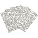 GORGECRAFT 6 Adet Kokteyl Peçetesi Çiçek Desenli Adaçayı Yeşili Sıra Dışı Akşam Yemeği Peçeteleri Tekrar Kullanılabilir Pamuk 45 x 45 cm Misafir Havlusu Yıkanabilir Küçük Altlık Peçeteler