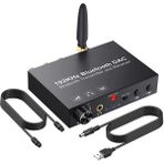 Gorgeous 192KHZ Bluetooth Dac Dönüştürücü Kablosuz Ses Verici Alıcı (Yurt Dışından) - Siyah