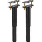 Gorgeous 2pcs (7-13.5ınch) Ayarlanabilir Metal Karyola Çerçevesi Destek Ayakları (Yurt Dışından) - Siyah