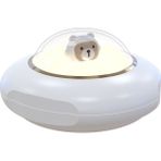 Gorgeous Açık Seyahat Için USB Gece Lambası El Isıtıcı Kullanışlı Isıtıcı Beyaz (Yurt Dışından)
