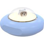 Gorgeous Açık Seyahat Için USB Gece Lambası El Isıtıcı Kullanışlı Isıtıcı Mavi (Yurt Dışından)