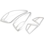 Gorgeous Hyundai Tucson IX35 2010-2014 İçin Yüksek Kaliteli Abs Krom Arka Stop Lambası Hood Dekorasyon Kapak Düzeltir Aksesuarları 4 Adet/takım (Yurt Dışından) - Kırmızı