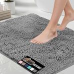 Gorilla Grip Banyo Halısı Mat, Kalın Yumuşak Emici Şönil, Hızlı Kuruyan Mikrofiber Paspaslar, Kauçuk Destekli Makinede Yıkanabilir Duş Zemin Halıları, Banyo Halısı Yolluk, Banyo Ev Dekor Aksesuarları,