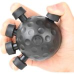 Gorilla Pull Gripball Bilek ve Parmak Güçlendirme Top – El Egzersiz ve Terapi Aparatı - Siyah