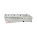 Görkem 1/1 4'lü Elektrikli 140x60x29 cm Set Üstü Benmari
