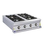 Görkem 260 6'lı Profesyonel Set Üstü Gazlı ve Lpgli 150x100x30 cm Ocak