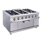 Görkem 806 Gaz Lpgli 150x100x85 cm 6 Gözlü Kuzine