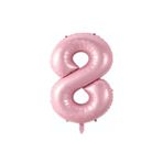 GÖRKEM TOPTAN PARTİ Folyo Balon 8 Rakamı Helyum Balon 76 Cm Pembe Renk -8 Yaş Balonu -doğum Günü Parti Seti Malzemeleri