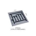 GörSeç Dolap Içi Düzenleyici Çekmece organizer 47x49 Cm Kaşıklık Kepçelik (42X40 CM E KADAR KESİLEBİLİR)