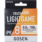 Gosen Answer Light Game 8b Coctail Yellow 150m İp Misina 0,10mm 0,10mm