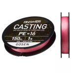 Gosen X16 Casting Answer Pe 16 Örgü Spin İpi 150Mt Pink Standart 1.5 Pe