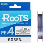 Gosen X4 Roots PE 4 Örgü Spin İpi 200mt Multi Color