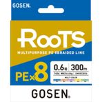 Gosen X8 Roots PE 8 300 mt Multi Color Örgü Spin İp Misina