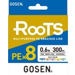 Gosen X8 Roots PE 8 Örgü Spin 300 mt Multi Color 2 PE İp Misina