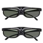 Goshyda Dlp Link 3D Gözlük, 3D Aktif Shutter Gözlük, 3D Filmler İçin Usb Şarj Kablosu İle Geniş Uyumluluk