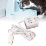 Goshyda Kedi Su Fıskiye Pompası, Ayarlanabilir Sessiz Kuru Yanmayı Önler USB Powered DC Fırçasız Motor Pet Su Sebili Pompası, Çıkarılması Kolay