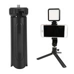 Goshyda Masaüstü Tripod, Telefon Kamerası Tripod, Masaüstü Vlog Braketi Kayma Dirençli Mini Tripod, Doldurma Lambası, Cep Telefonu Klipsleri, Kamera için