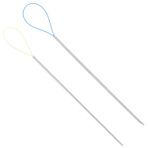 Gosknor 2 adet Snag Onarım İğnesi, 5,36 cm Snag Nab It Aracı Yararlı Snag Onarım İğne Onarım Dikiş Aracı Balık İpliği ile Sihirli Örgü Seçici Snag Fixer Dikiş Dikiş Kapitone Giysi
