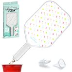 GoSports Sip N' Serve Pickleball Kürek Şişesi (20 oz) - Gizli Alkol Seyahat Şişesi - Komik İçki Hediyesi - Huni ve Emzik İçerir