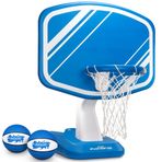 GoSports Üniseks Genç BB-SPLASHHOOP Blue Splash Hoop Pro Poolside basketbol oyunu | lastikler, 2 top ve pompa dahil, mavi