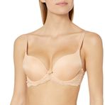 Gossard Kadın Superboost Dantel Tişört Sütyen, Bej (Çıplak), 65E