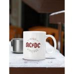 Gossip Team AC/DC Baskılı Kupa Bardak - Beyaz