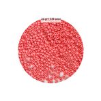 GOSSIPFRNDS RT-RYL-B-0009-20 Pembe Renk 4 Mm Yaklaşık 220 Adet/20 Gram Cam Boncuk Oya Yazma Bileklik Ve Kolye