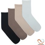 GOST LİRİA -Kaydırmaz Pilates Çorabı – 4 Lü Paket - 36 - 40 - Çok Renkli