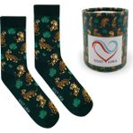 GOST LİRİA Tiger Socks – Desenli Unisex Soket Çorap - 41 - 44 - Yeşil