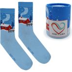 GOST LİRİA Winter Socks – Desenli Unisex Soket Çorap - 36 - 40 - Mavi