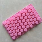 Gösterildiği Gibi Mini Kalp Kalıp Silikon Buz Küpü Tepsi Dıy Çikolata Fondan Kalıp 3D Pasta Jöle Kurabiye Pişirme Kek Dekorasyon Araçları Mutfak (Yurt Dışından) - Ice Cream Tubs - Renkli