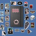 Gothic Sticker Paketi/Bullet Journal Defter Çıkartma Ajanda Laptop Etiket