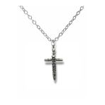 Gotik Stil Haç Ve Kılıç Simgeli Unisex Metal Kolye – 60 Cm Zincirli Zamansız Tasarım