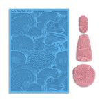 GOTO CLAY TOOLS Polimer Kil için Mantar Doku Levhaları, Polimer Kil Rulo ile Aynı Dokuyu Elde Ediyor, Polimer Kil için Mantar Doku matı - TM-552