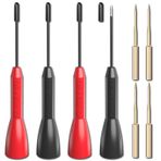 Goupchn Test Sondası Seti 4 ADET 600 V/10 A Tahribatsız Arka Prob ve 4 ADET Altın Kaplama Hassas Keskin Problar 2 mm Multimetre Uçları Elektrik Testi
