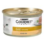 Gourmet 10x85 gr Gold Kıyılmış Hindi Etli Yetişkin Yaş Kedi Maması