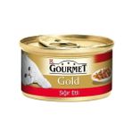 Gourmet 85 gr Gold Parça Sığır Etli Yetişkin Konserve Kedi Maması