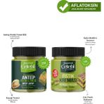 Gourmet Çelebi Antep Fıstık Ezmesi 200 Gr + Antep Fıstık Kreması 200 Gr (2'li Avantaj Paketi)