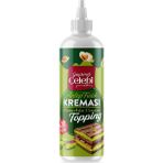 Gourmet Çelebi Antep Fıstık Kreması Topping 500 Gr - %30 Gerçek Antep Fıstıklı Waffle & Krep & Pankek Tatlı Sosu